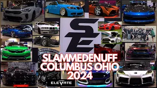 SlammedEnuff Ohio 2024 (Lots of amazing car builds came from all over to Columbus OHIO! in 4K)