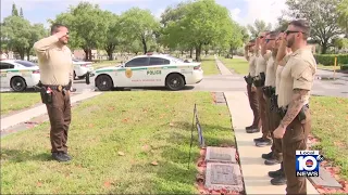 Law enforcement in Miami-Dade County gather to honor fallen heroes