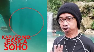 MISTERYOSONG ANINO, NA-CAUGHT ON CAM SA ILALIM NG TUBIG SA CEBU?! | Kapuso Mo, Jessica Soho