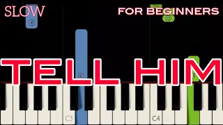 TELL HIM [ HD ] - BARBRA STEISAND | SLOW & EASY PIANO