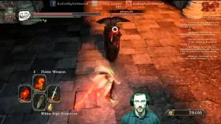 Dark Souls 2 PvP - Goatse vs. 40/40 Sun Sword build (Belfry Sol)