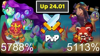 러쉬로얄(RUSH ROYALE) 24.01ㅣ 머메이드 & 블레이드댄서 & 깃발ㅣ  Pvp Video