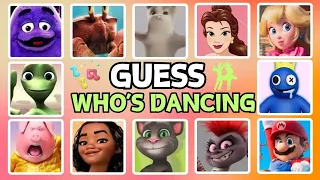 Guess The Meme & Who’S DANCING Grimace Shake, Talking Tom, Huh Cat, Crab