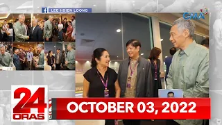 24 Oras Express: October 3, 2022 [HD]