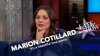 Marion Cotillard Says Sex Scenes With Brad Pitt Were 'Not Awkward'