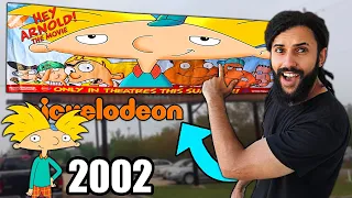 SOMEONE SENT ME A ACTUAL BILLBOARD.. FROM "HEY ARNOLD" THE MOVIE 2002 BY NICKELODEON! WE SAVED IT!!