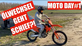 LC171 | MOTO DAY #1 | New Day at the Mx Track! | KTM SXF 350 | Ölwechsel