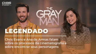 Chris Evans e Ana de Armas falam sobre os processos de cinematografia | LEGENDADO