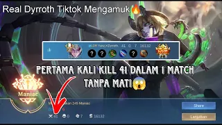 Pertama Kali Dalam Sejarah,Kill 41 Dalam 1 Match di Tier Mytich😱 Begini Cara Rotasinya Mobile legend