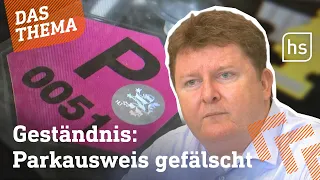 SPD-Vize entschuldigt sich für Affäre um Parkplakette | hessenschau DAS THEMA