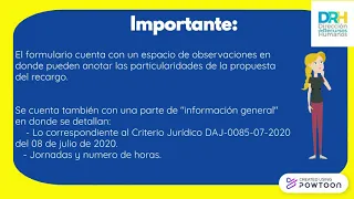 Video informativo "Recargos Administrativos"