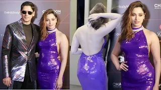 HOT Tamanna Bhatia BackIess Dress With BF Vijay Verma At GQ Awards 2023