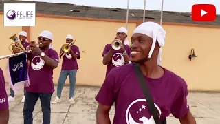 Lonely at the top cover-Asake| Offlife Brass Band.