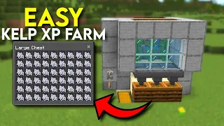 Best Kelp XP/BONEMEAL Farm For Minecraft Bedrock 1.19!