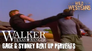 Walker, Texas Ranger | Gage & Sydney Beat Up Perverted Guys | Wild Westerns