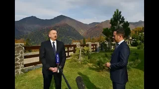 Интервью Президента Азербайджана Ильхама Алиева телеканалам «Россия» и «Первый»