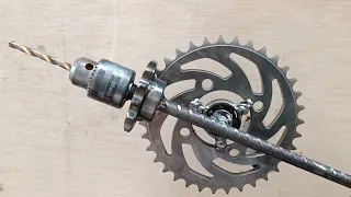 REALLY CRAZY IDEA!! This creative YouTuber made a drill from used gears