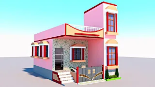 20 x 30 small 2 bed room house plan II 20 x 30 ghar ka naksha II 600 SQFT HOUSE DESIGN