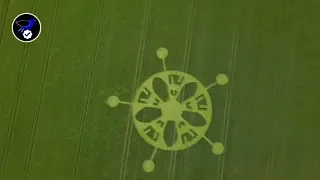 Magnificent Crop Circle spotted over Winterbourne Stoke UK May 17.2018