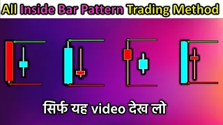 Inside Bar Candle Pattern Trading With Psychology |  Technical Analysis For Beginners ||