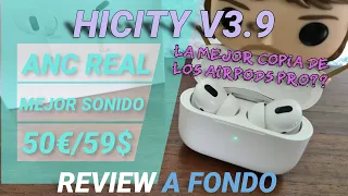 HICITY V3.9...Probablemente la mejor copia/clon Airpods pro...De momento..mejor sonido...y ANC!!