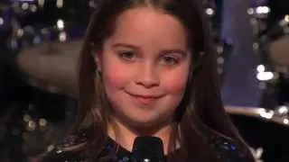 6-Year-Old Aaralyn Scream Her Original Song Zombie Skin - America's Got Talent 2013
