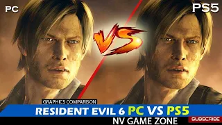 Resident Evil 6 PC VS PS5 Graphics Comparison | Resident Evil 6 PS5 VS PC | NV Game Zone