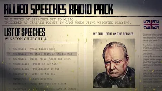 Hearts of Iron IV: Allied Speeches Music: Churchill - We Shall Fight On The Beaches