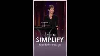 7 Ways to Simplify Relationships | Joyce Meyer | #shorts