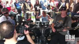 Nicko McBrain - Iron Maiden - "Wasted Years" - Rock & Roll Ribs 9/3/11