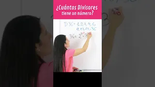 Cómo saber Cuántos Divisores tiene un Número sin calcularlos 🙀 #shorts #matemáticas