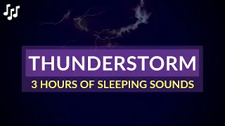 Thunderstorm Sounds for Relaxing | RAIN Sounds for Sleep, Study, Insomnia, Stress Relief