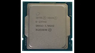 BX80708E2374G Intel Xeon E-2374G Quad-Core 3.70GHz Socket FCLGA1200 Processor #BX80708E2374G