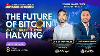 Luis Buenaventura of GCRYPTO talks about Futures of Bitcoin after halving