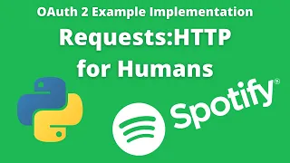 Spotify OAuth2 Implementation Example with Python Requests (oauthlib)