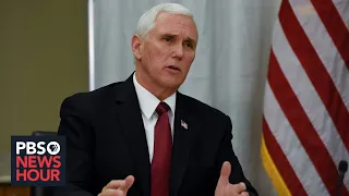 'Our health care system has not been overwhelmed' by COVID-19, says Pence