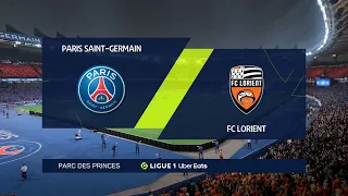 PSG vs Lorient (12/08/2023) Ligue 1 Uber Eats FIFA 23