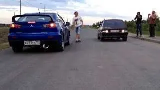 Evo10 vs vaz 2113t