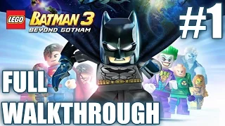 LEGO Batman 3: Beyond Gotham walkthrough part #1 - Pursuers in the Sewers | GAMEPLAY | 1080p