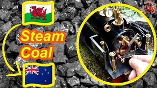 Steaming up the live steam garden railway loco | Welsh Steam Coal for the Quarry Hunslet