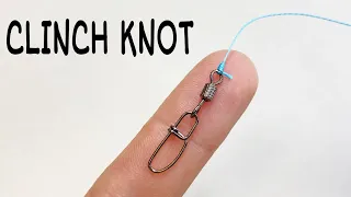 You just have to remember this fishing knot / clinch knot / best fishing knots / 4k video