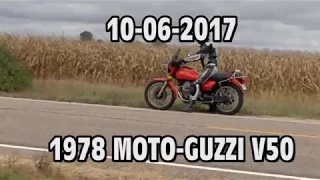 1978 Moto-Guzzi V50, 500cc 90° V-twin HD Stereo Sound