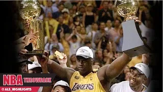 Shaquille O'Neal Unstoppable 41 Pts vs Pacers 2000 Finals Game 6 - 1st Championship!