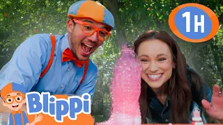 Blippi and Emily Calandrelli's Fizzy Fun | Blippi | Preschool Learning | Moonbug Tiny TV