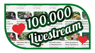 Ankündigung | Livestream aus dem Gartengemüsekiosk | Sonntag 19. Juli | 100000 Abos