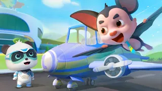 Super Rescue Team Ep 9 - Air Traffic Police Officer is in Trouble | BabyBus TV - Kids Cartoon