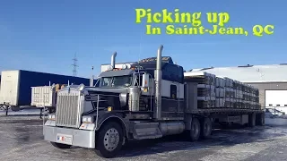 Driving the W900L - Picking up in Saint-Jean