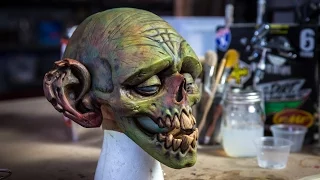 How to Paint a Latex Zombie Mask!