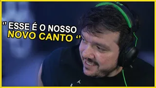 GAULES MOSTRANDO O NOVO CENÁRIO DE LIVE NO APARTAMENTO NOVO