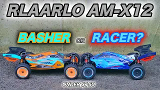 RLAARLO AM-X12 Brushless RTR 1/12 Buggy Under $150 - Unboxing, Comparison, Speed Runs, Carpet Racing